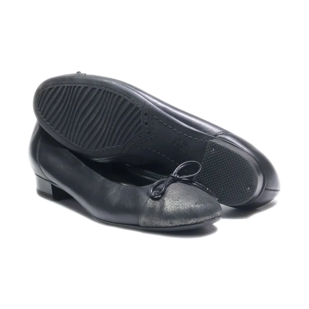 Ara Ballerinas Leather Black Colour For Women